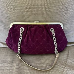 Michael Kors Suede Purple Cocktail Purse
